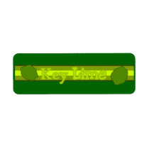 Customizable Key Lime Bakery Labels labels