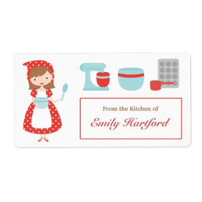 free kitchen labels