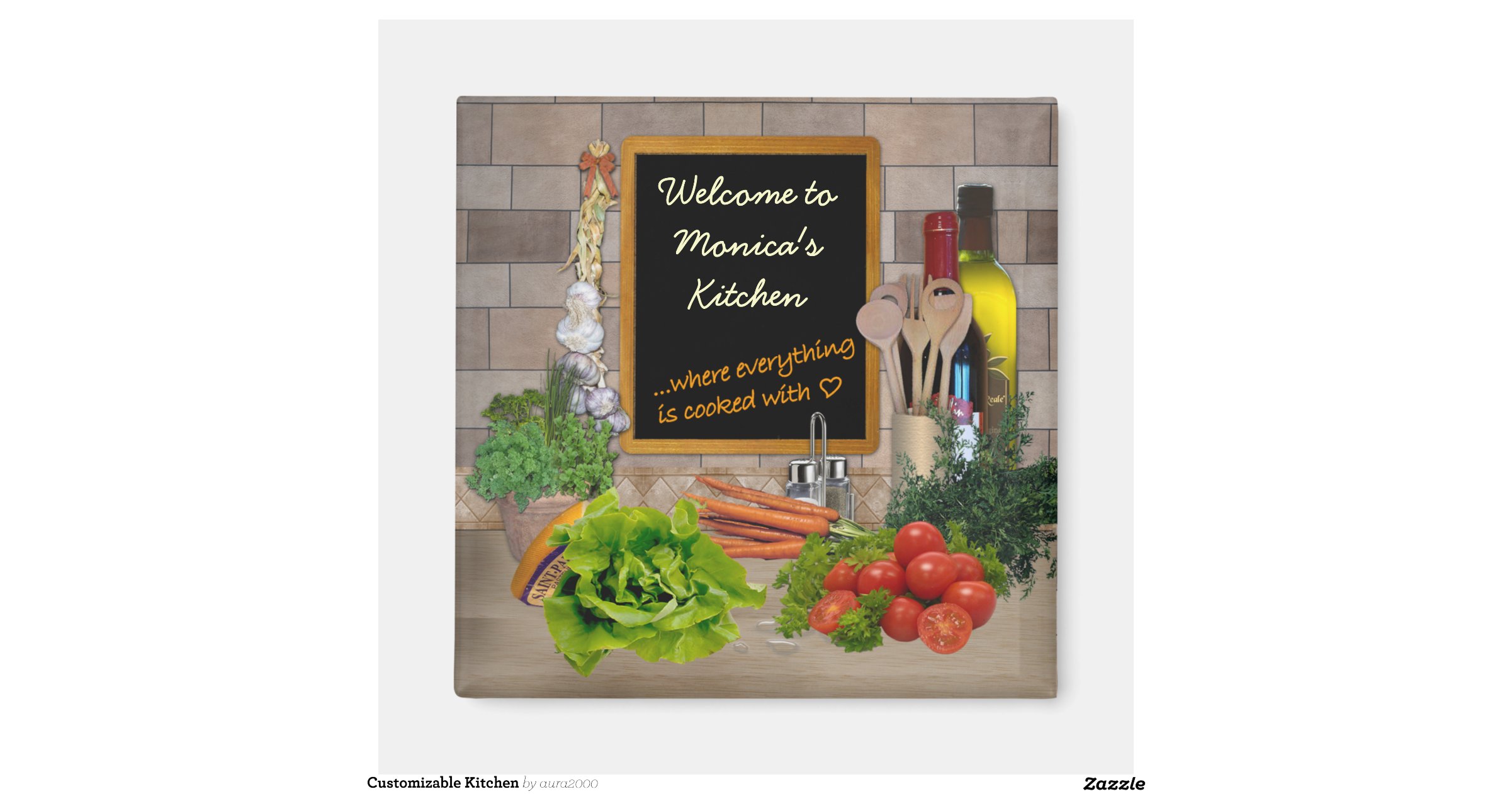 Customizable Kitchen Zazzle
