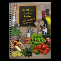 Customizable Kitchen notebooks