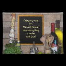 (Customizable) Kitchen placemats