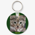 Customizable Kitten Keychain #2 by Petcetera Customizable Kitten Keychain #2
