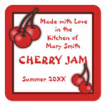 Customizable Labels for Homemade Gifts Square Sticker