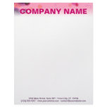 Customizable Letterhead - Berry Stains