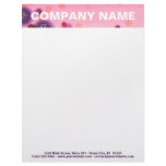 Customizable Letterhead - Berry Stains