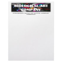 Customizable Letterhead - Biological Art