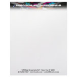 Customizable Letterhead - Biological Art Top
