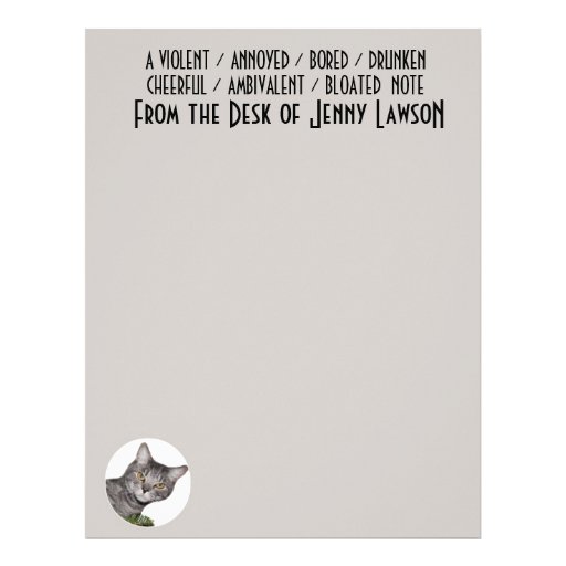 Customizable Letterhead (Circle as needed)