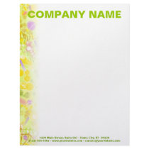 Customizable Letterhead - Lemon Drop