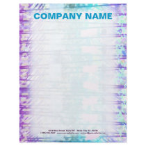 Customizable Letterheads - Blues Lines