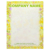 Customizable Letterheads - Lemon Drop