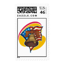 Customizable Liberty Bell Postage Stamps