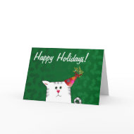 Little Alfie mistletoe card
