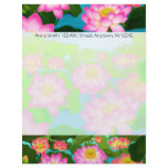 Customizable Lotus Garden Letterhead
