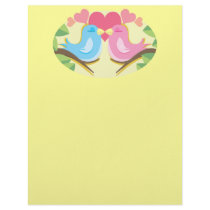 Customizable Love Birds Gifts Letterhead Template