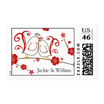 Customizable Love Birds Postage postage by DioSelina Customizable Love Birds Postage postage