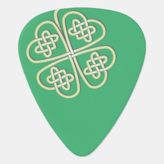 Customizable Lucky Celtic Clover Guitar Pick
