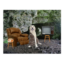 Customizable Man Cave Invitation Postcards