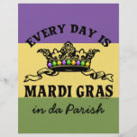 Customizable Mardi Gras Flyers