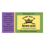 Customizable Mardi Gras Picture Card