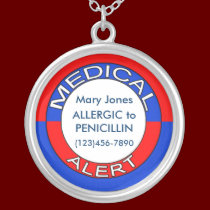 Customizable Medical Alert Necklace necklaces