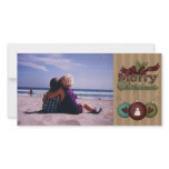 CUSTOMIZABLE Merry Christmas Photo Card Template