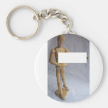 Customizable Message Artist Mannequin Keychain