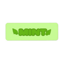 Customizable Mint Bakery Labels labels