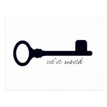 Customizable Modern Moving Announcement Post Cards