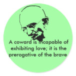 Customizable Mohandas Gandhi Quote Sticker
