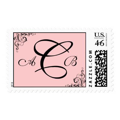 Customizable Monogram : 3 letters : Stamps