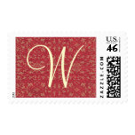 Customizable Monogram Postage Stamp
