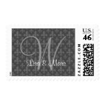 Customizable Monogram Postage Stamp