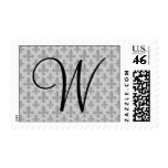 Customizable Monogram Postage Stamps