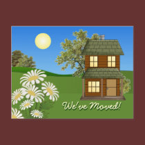 CUSTOMIZABLE Moving Announcement Notice postcards