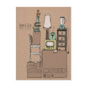 customizable moving postcard