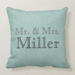 Customizable Mr. & Mrs. Pillow pillows