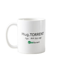 Customizable Mug.Torrent Mug by BitTorrent Customizable Mug.Torrent Mug