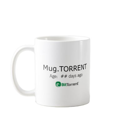 Customizable Mug.Torrent Mug by BitTorrent