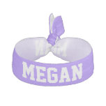 Customizable Name School Spirit Design Ribbon Hair Tie
