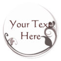 Customizable Neutral Flower Stickers by Customizables Customizable Neutral Flower Stickers