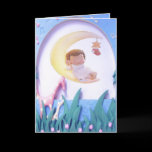 Customizable New Baby  Announcement Greeting Card