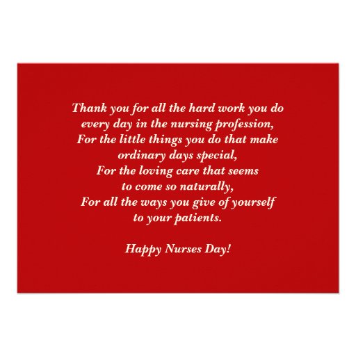 Customizable Nurses Day Greeting Cards