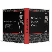 Customizable Orthopedists Notebook with Skeleton binders by AntiqueImages Customizable Orthopedists Notebook with Skeleton binders