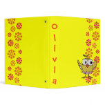 customizable Owlmer the owl binder