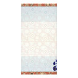 Customizable paisley designs wedding gift photo card