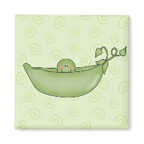 Customizable Pea in a Pod magnet