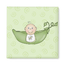 Customizable Pea in a Pod magnet