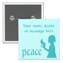 Customizable Peace Button buttons