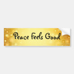 Customizable Peace Stars Bumper Sticker
